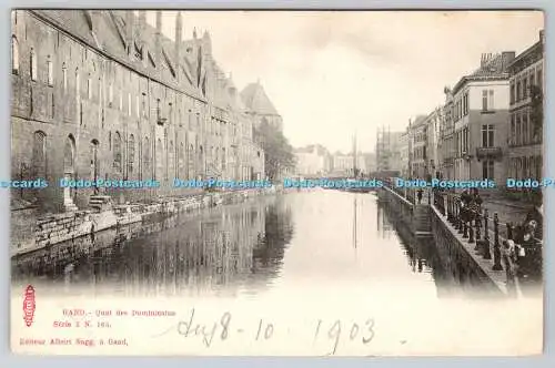 R774513 Gand Quai des Dominicains Albert Sugg Serie 1 N 165 1903