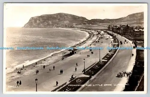 R775639 Llandudno Promenade and Little Orme British Manufacture RP 1939