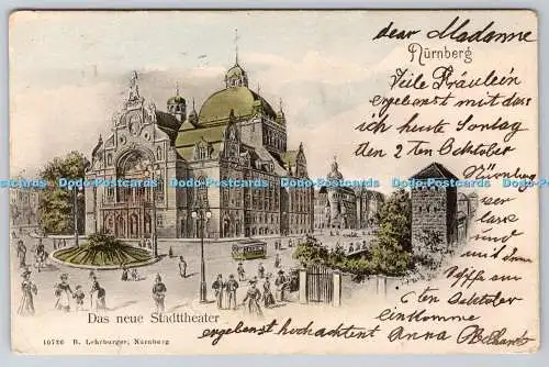 R775767 Nürnberg Das Neue Stadttheater B Lehrburger 19004