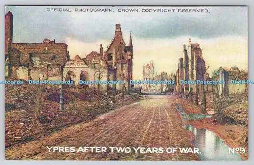 R776667 Ypern After Two Years of War Crown Daily Mail Battle Pictures Official W