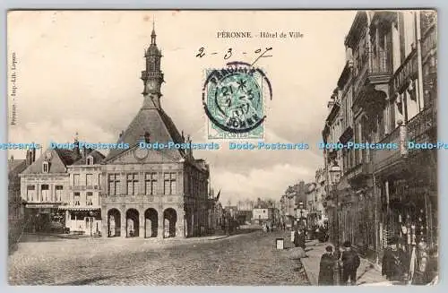 R775007 Peronne Hotel de Ville 1907