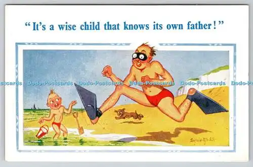 R775037 It a Wise Child that Knowns its Own Father D Constance Ltd Donald McGill