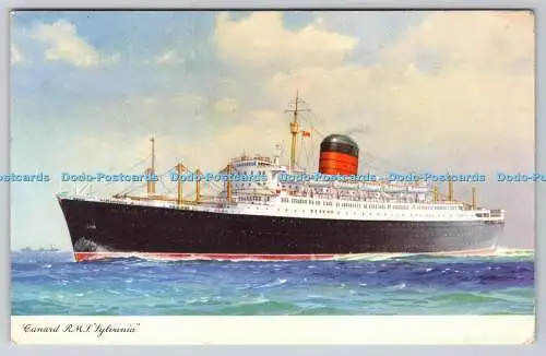 R775076 Cunard R M Sylvania Postkarte