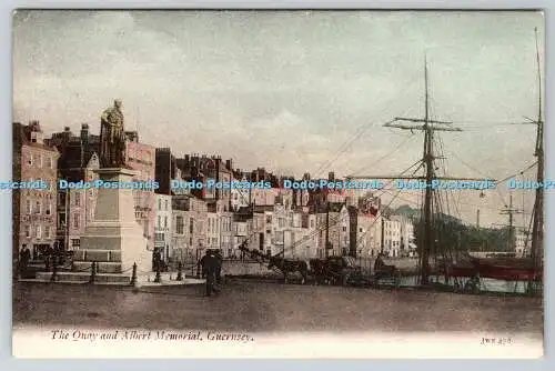 R775087 Guernsey The Quay and Albert Memorial J Welch and Sons Ltd 1905