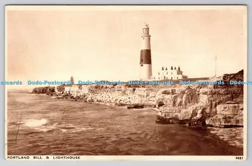 R775105 Portland Bill and Lighthouse J Salmon Ltd Gravure Style