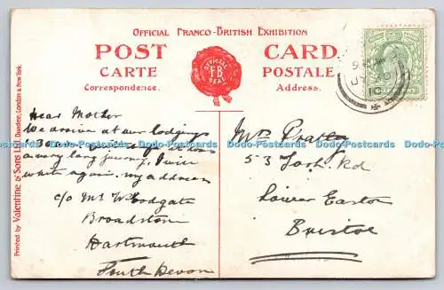 R775107 London Franco British Exhibition In Court of Honour 1908 Valentine and S