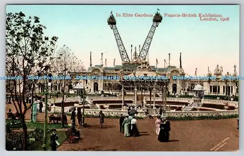 R775110 London Franco British Exhibition In Elite Gardens Valentine and Sons Ltd