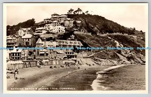 R775325 Cornwall Looe Bathing Breach and Cliffs M and L National Series