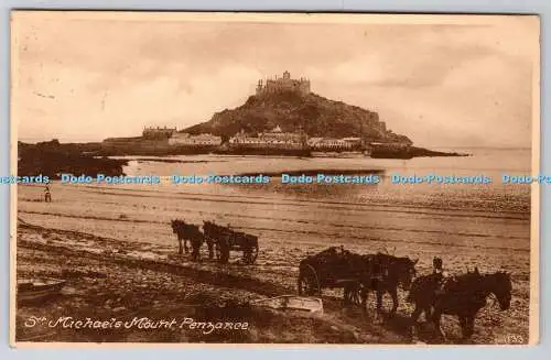R775326 Penzance St Michael Mount Postkarte 1934