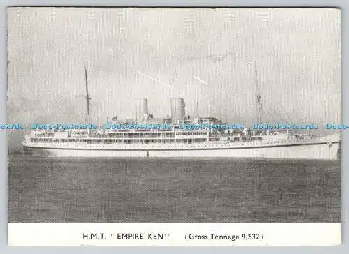 R775392 H M T Empire Ken Postkarte