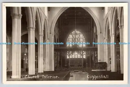 R775437 Coggeshall Kirche Innenraum Essex Postkarte