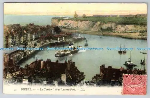 R775443 Dieppe La Tamise dans l Avant Port LL 95