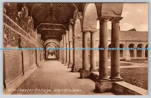 R775456 Winchester College War Cloister F Frith and Co Ltd No 76984