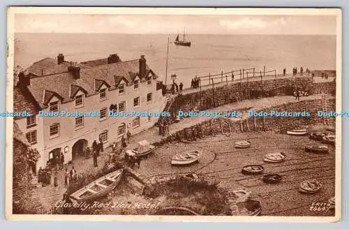 R775495 Clovelly Red Lion Hotel F Frith and Co Ltd 1953