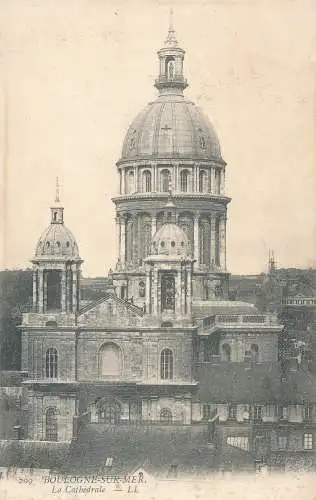 PC31093 Boulogne sur Mer. La Cathedrale. L Imprimerie Nouvelle. 1904