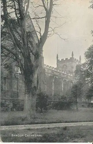 PC32782 Bangor Cathedral. Photochrom