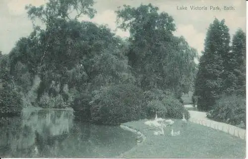 PC30745 Lake Victoria Park. Bad. J. B. und S. C. Avonvale. 1907