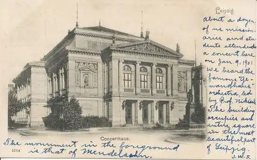 PC31507 Leipzig. Konzerthaus