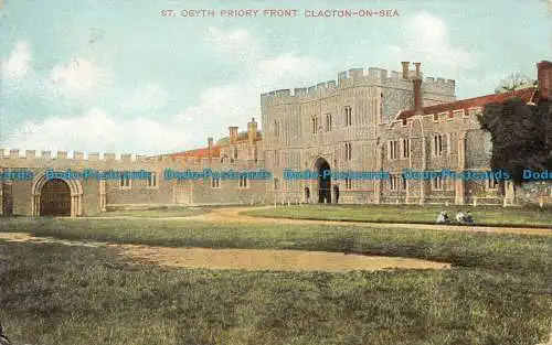 R062852 St. Osyth Priory Front. Clacton on Sea. 1906