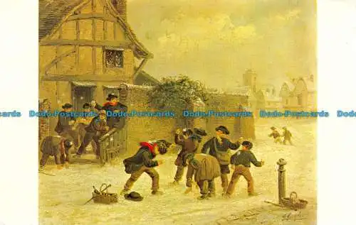 R063962 Schneeballszene von Tom Smythe. Charles Seely. Dennis