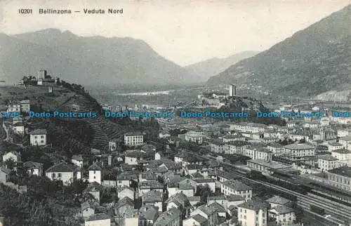 R676741 Bellinzona. Veduta Nord. Wehrli