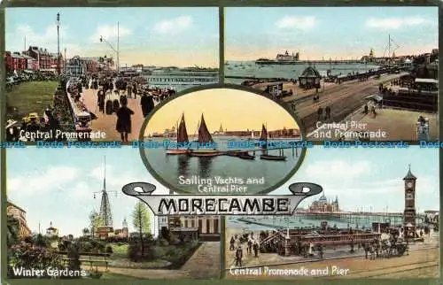 R675809 Morecambe. Zentralpromenade. W.R. und S. Zuverlässige Serie. Nr. 655. 200