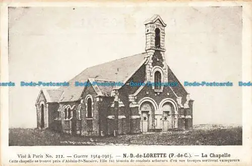 R675814 N.D. De Lorette. P. de C. La Chapelle. Ledieu. Ch. Bernhard