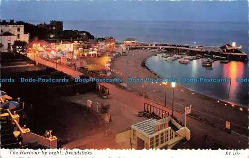 R677277 Broadstairs. Der Hafen bei Nacht. Valentine