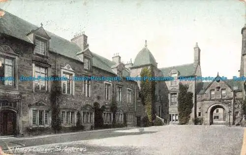 R678181 St. Andrews. St. Mary College. Schraubenschlüsselserie. 1908