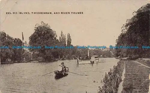 R675837 Twickenham. und Themse. Eel Pie Island. Die Auto Foto Serie