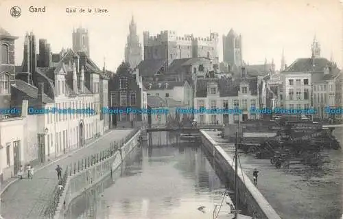 R676774 Gand. Quai de la Lieve. Ern. Nels Thill. Serie. Gand. Nr. 96