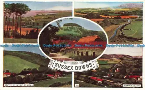 R676777 Sussex Downs. Das Cuckmere Valley. Multi View