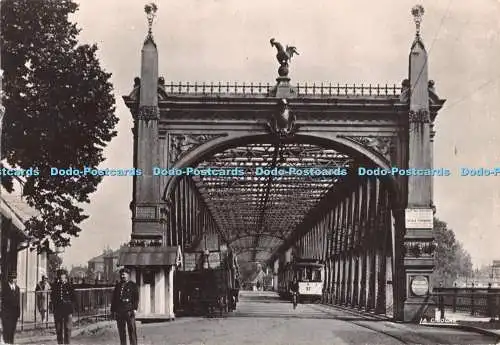 D110209 350. Straßburg. Le pont du Rhin avant sa destruction. La Cigogne. Andre