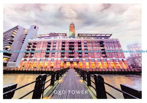 D108831 Oxo Tower. Daraotsu. London A Z Postkarte