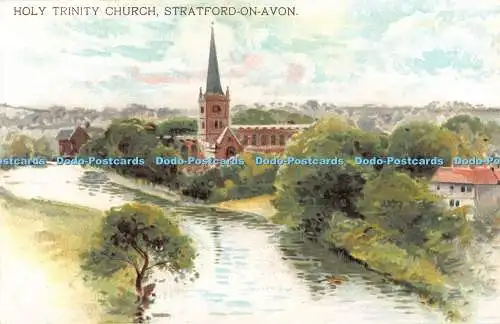 R386833 Holy Trinity Church Stratford auf Avon Postkarte