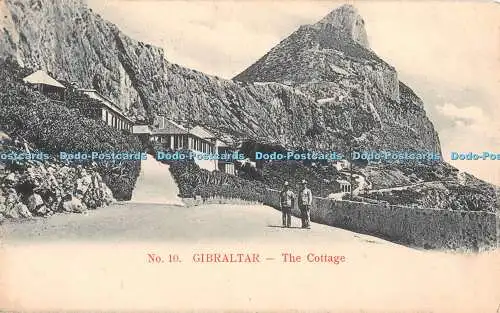 R385558 Gibraltar The Cottage Nr. 10 Postkarte