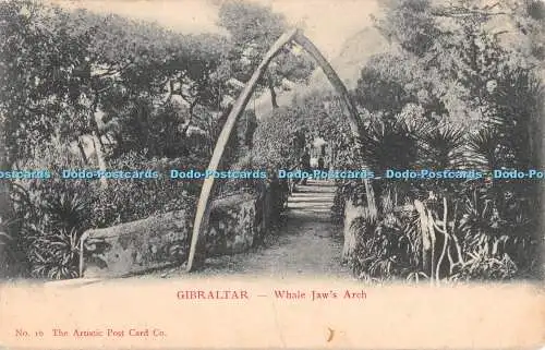 R385559 Gibraltar Whale Jaw Arch The Artistic Post Card Co No 16