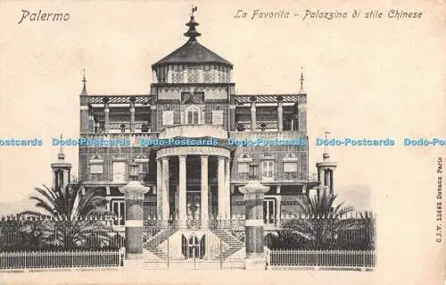 R385567 Palermo La Favorita Palazzina di Stile Chinese C J V Devaux Paris