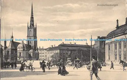 R387488 Riddarhustorget Postkarte