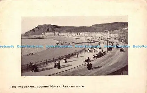 R385569 Aberystwyth Die Promenade mit Blick nach Norden Postkarte