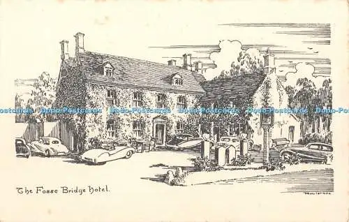 R387493 Die Fosse Brücke Hotel Postkarte