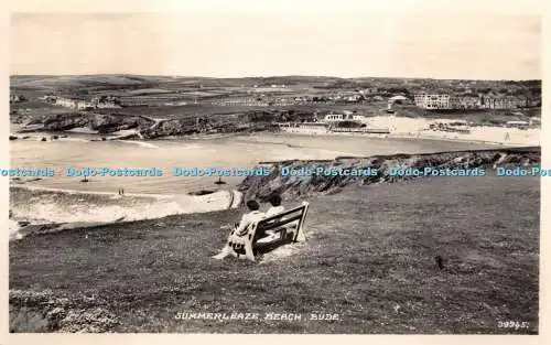 R385579 Bude Summerleaze Beach Harvey Barton RP Postkarte