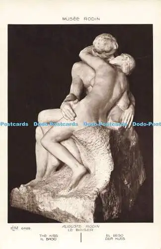 R560178 I L M 6428 Auguste Rodin Le Baiser Kiss Musee Rodin Les Editions Nomis P