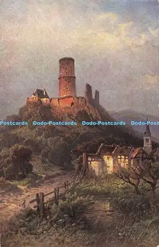 R560189 Die Godesburg Die Burg No 110 Astudin Karten vom Rhein Bis 1913 erschien