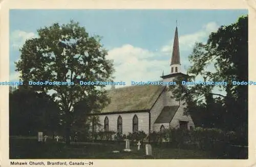 R560757 Kanada Brantford Mohawk Kirche Fotogelatine Gravur