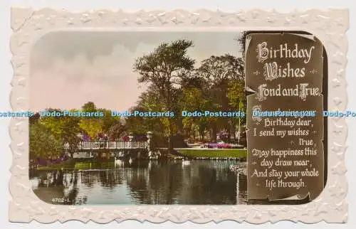 R579029 Birthday Wishes Fond and True River and Bridge Windsor Serie RP