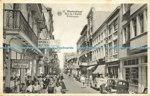 R583401 Blankenberge Rue de l Eglise Kerkstraat A Dohmen Albert