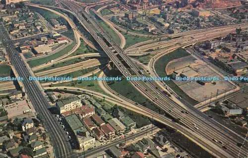 R581169 California Showing Downtown Los Angeles Los Angeles Freeway System A Mit