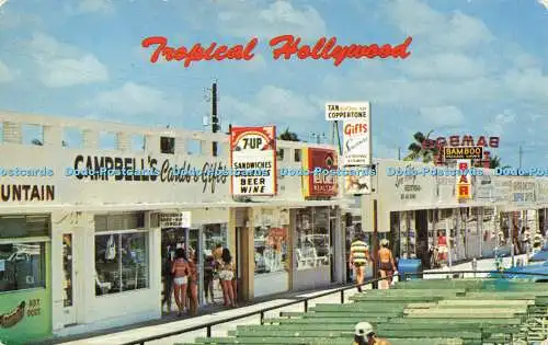 R581174 Tropisches Hollywood-Haupteinkaufsviertel am Hollywood Beach ist Johnson Street