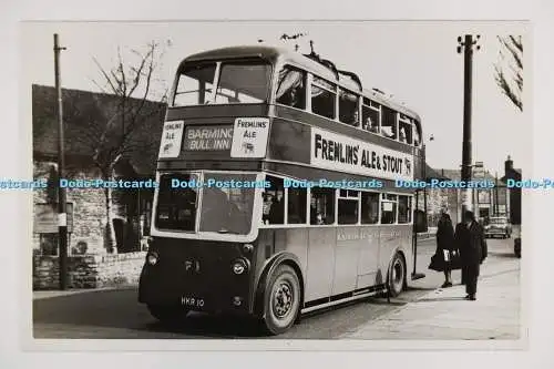 C027694 Trolleybus. Barming Bull Inn. Nr. 41. HKR10. Maidstone Corporation. C.C